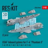 F-4 "Phantom II" USAF Inboard pylons 1:48