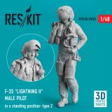 F-35 "Lightning II" pilot (type 2) 1:48