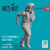 F-35 "Lightning II" pilot (type 1) 1:48