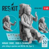 Mirage 2000C, 2000-5 (TAIWAN) pilot sitting (Type 1) 1:48