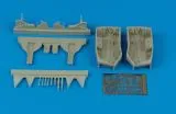 F6F-3/5 Hellcat wheel bays für Eduard 1:48