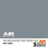 RAF medium Sea Grey BS381C/637 (3G) 17ml