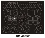 Mi-4 mask for Trumpeter 1:48