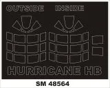 Hurricane mask for Hobby Boss 1:48