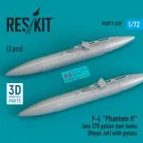 F-4 "Phantom II" late 370 gallon fuel tanks 1:72