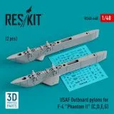 F-4 "Phantom II" USAF Outboard pylons 1:48