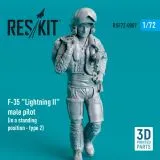 F-35 "Lightning II" pilot (type 2) 1:72