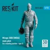 Mirage 2000 (INDIA) male pilot (type 2) 1:72