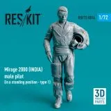 Mirage 2000 (INDIA) pilot (type 1) 1:72