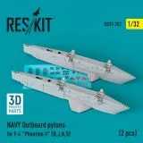 F-4 "Phantom II NAVY Outboard pylons 1:32