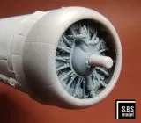 B-17 F/G (Early) Engine & Cowling set for HK M. 1:48