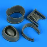 P-47D Thunderbolt cowling & engine flaps (closed) 1:48