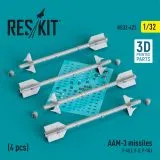 AAM-3 missiles 1:32