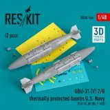 GBU-31 (V) 2/B thermally protected bombs U.S. Navy 1:48