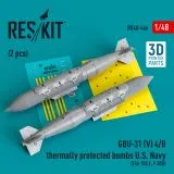 GBU-31 (V) 4/B thermally protected bombs U.S. Navy 1:48