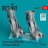 MB Mk.10Q Ejection seats (Mirage 2000B,D,N) 1:48