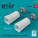 F-14D "Tomcat" air intakes for Tamiya 1:48