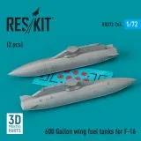 F-16 600 Gallon wing fuel tanks 1:72
