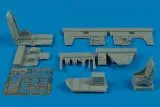 P-400 Airacobra cockpit set for Hasegawa 1:48 P-400 Airacobra cockpit set for Hasegawa 1:48