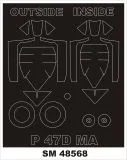 P-47D mask for Mini Art 1:48 P-47D mask for Mini Art 1:48