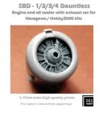 SBD-1/2/3/4 Dauntless engine 1:72