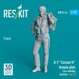 A-7 "Corsair II" female pilot type 2 1:72