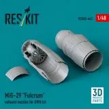 MiG-29 "Fulcrum" exhaust nozzles for GWH 1:48