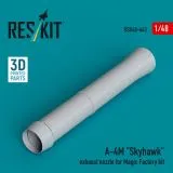 A-4M "Skyhawk" exhaust nozzle for Magic Factory 1:48 A-4M "Skyhawk" exhaust nozzle for Magic Factory 1:48