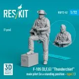 F-105 (B, D) "Thunderchief" male pilot - type 2 1:72 F-105 (B, D) "Thunderchief" male pilot - type 2 1:72