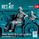 US NAVY A/S32A-49 Deck Tractor Female driver (scene 1) 1:48 US NAVY A/S32A-49 Deck Tractor Female driver (scene 1) 1:48