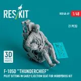 F-105D "Thunderchief" pilot sitting in ejection seat (early) 1:48