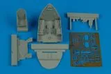 F4U-7 Corsair cockpit set für Hasegawa 1:48