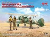 Gladiator Mk.I w/ British Pilots in Tropical Uniform 1:32