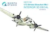 Bristol Beaufort Mk.I Interior for Airfix 1:72 Bristol Beaufort Mk.I Interior for Airfix 1:72