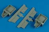 F4U-7 Corsair wheel bays für Hasegawa 1:48