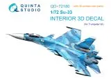 Su-33 Interior (w/ resit parts) for Trumpeter 1:72