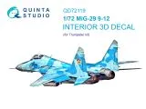 MiG-29 9-12 interior for Trumpeter 1:72