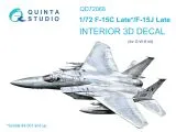 F-15C Late/F-15J Late Interior for GWH 1:72