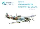 Spitfire Mk.VIII interior for Eduard 1:72