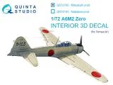 A6M2 Zero (Mitsubishi Prod.) interior for Tamiya 1:72
