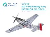 P-51D Mustang Late interior for Eduard 1:72