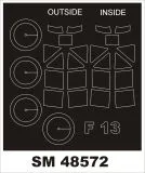 Junkers F-13 mask for Miniarm 1:48