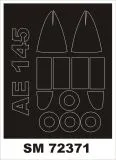 Aero Ae-145/45 mask for KP 1:72 Aero Ae-145/45 mask for KP 1:72