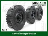 UаZ-469 Sagged wheel set 1:35