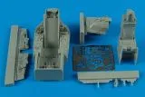 F-16C Barak Block 40 cockpit set for Kinetic 1:48