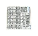 USSR car license plate v. 1977 1:43