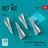 AIM-4 (F, G) "Super Falcon" missiles 1:48