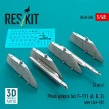 F-111 Pivot pylons with LAU-105 1:48