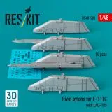 F-111C Pivot pylons with LAU-105 1:48
