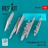 F-111F Pivot pylons with LAU-105 1:48